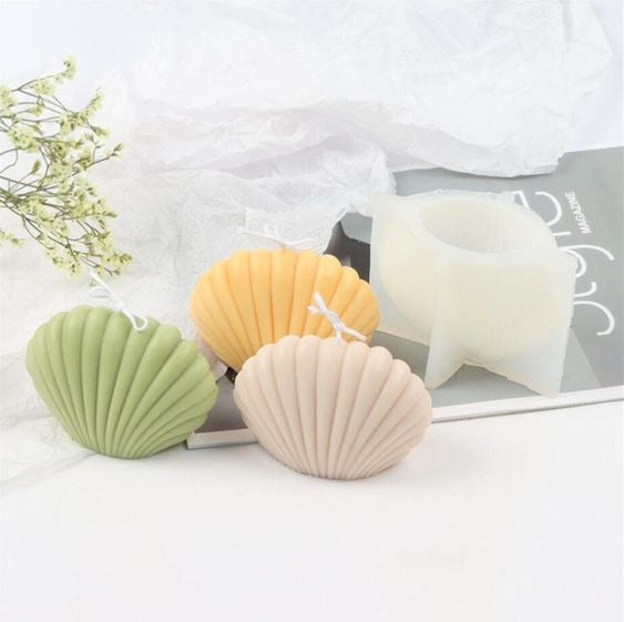 Almeja de mar grande (molde de silicona)