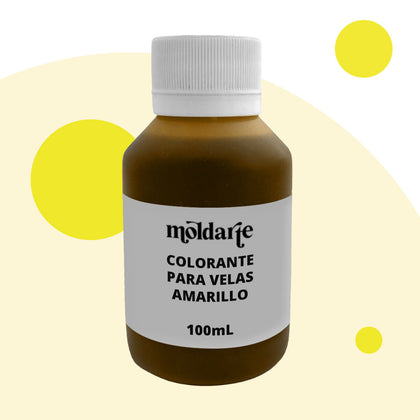 Colorante amarillo para velas - 100mL