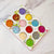 Estrellas decorativas / glitter / brillantina (12 colores)