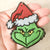 Chirimbolo / llavero de Navidad del Grinch x2 (molde de silicona)