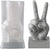 Mano amor y paz / V de Victoria (molde de silicona)