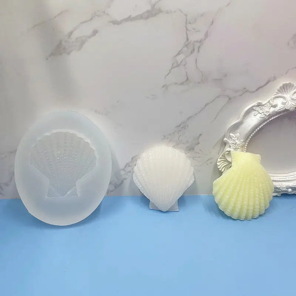 Mini almeja / ostra de mar (molde de silicona)