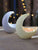 Portavela Luna + cuenco para vela (molde de silicona)