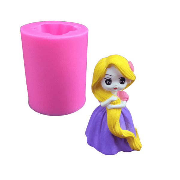 Princesa Rapunzel (Molde de silicona)