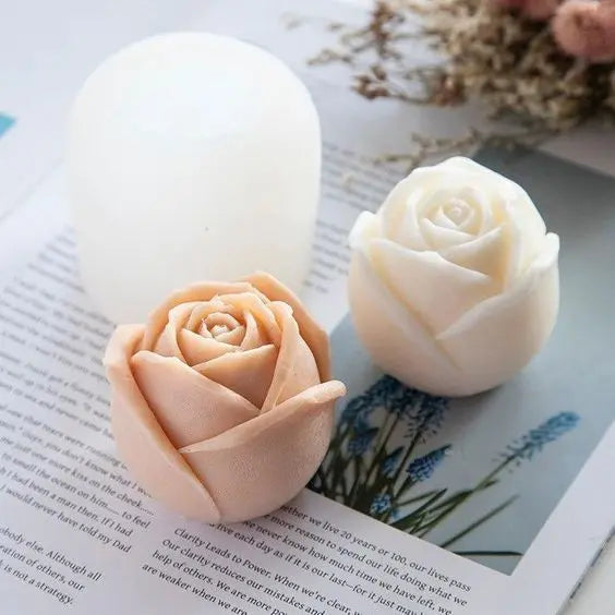 Flor rosa (molde de silicona)