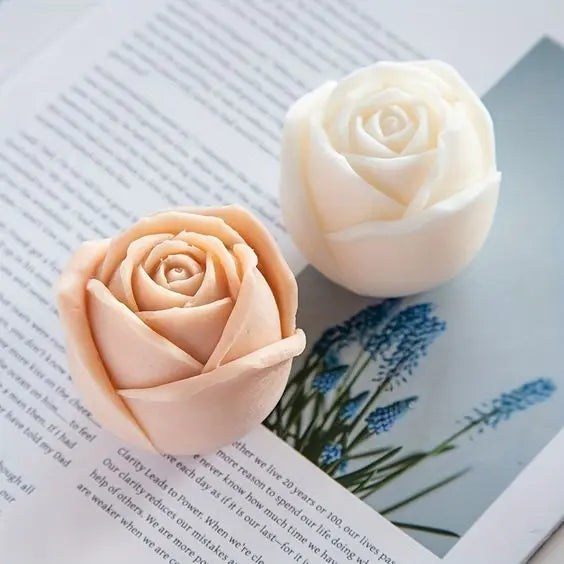 Flor rosa (molde de silicona)