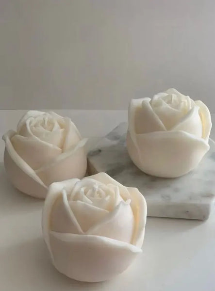Flor rosa (molde de silicona)