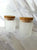 Frasco de vidrio esmerilado para velas (200ml) cilíndrico con tapa de corcho