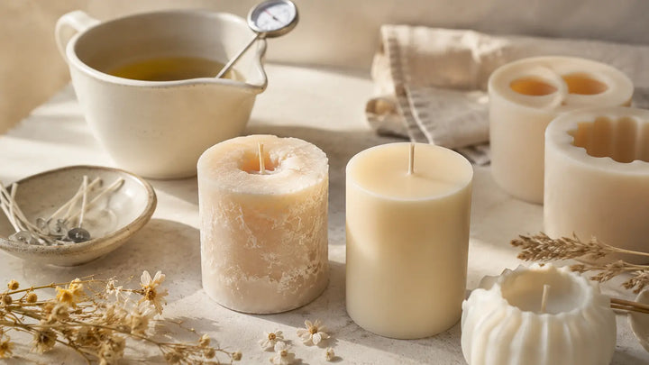 ¿Tus velas no quedan perfectas? El secreto está en la temperatura de vertido