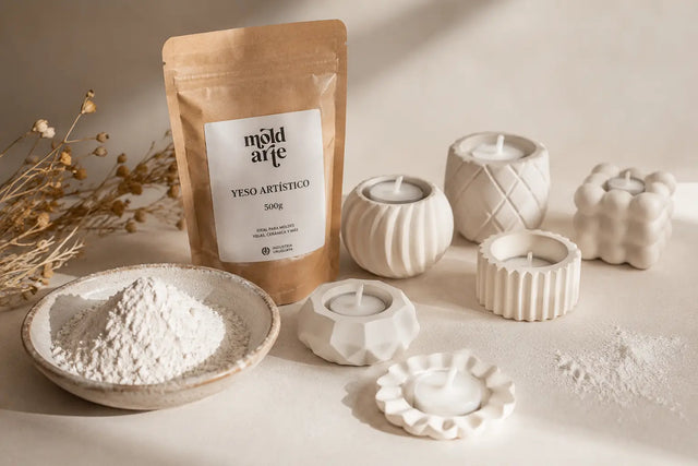 ¿Cuánto rinde una bolsa de 500g de yeso artístico? Descubrilo acá