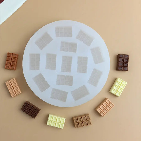 Mini barritas de chocolate (Molde de silicona)