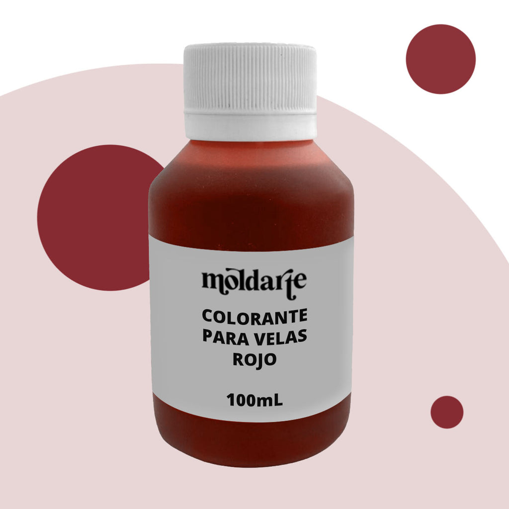 Colorante rojo para velas - 100mL
