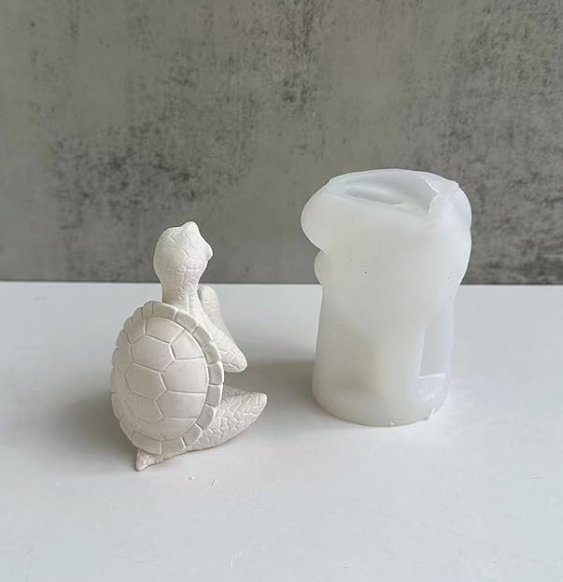 Tortuga meditando / Yoga  (Molde de silicona)
