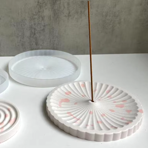 Bandeja porta incienso Aura (molde de silicona)