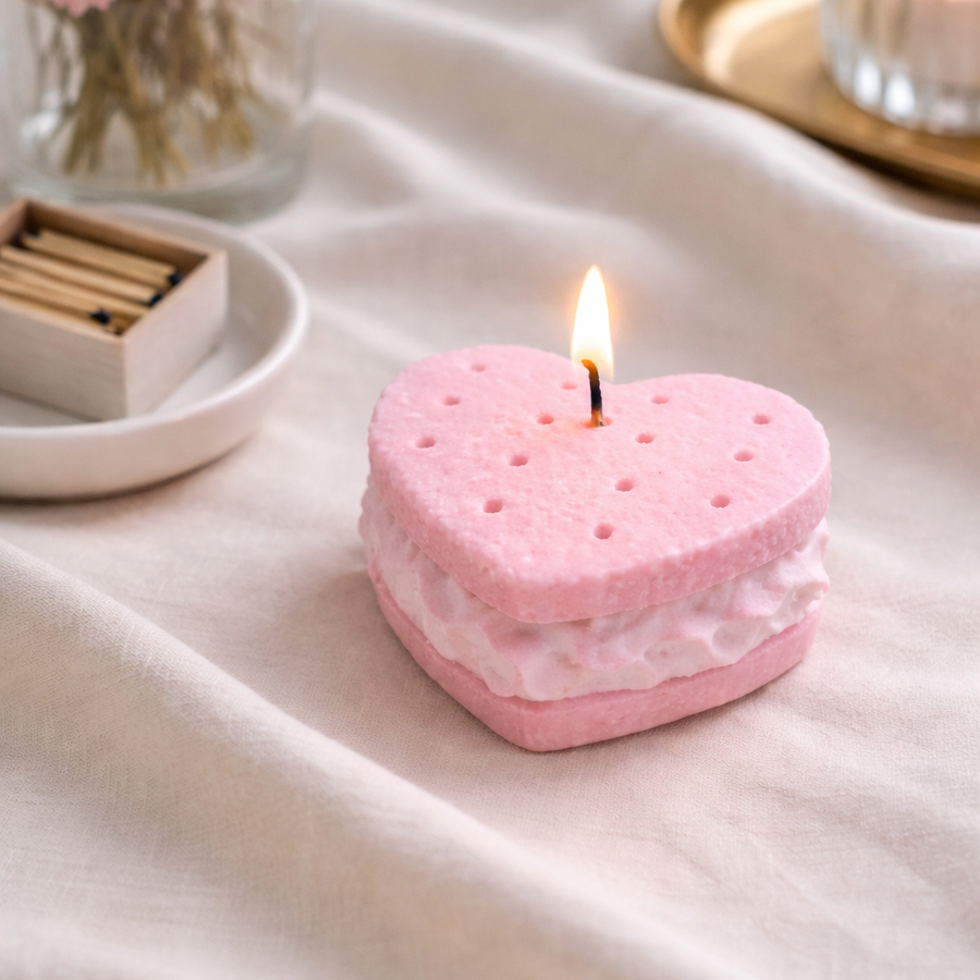 Alfajor corazón (Molde de silicona)