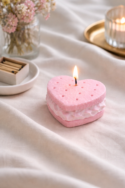 Alfajor corazón (Molde de silicona)