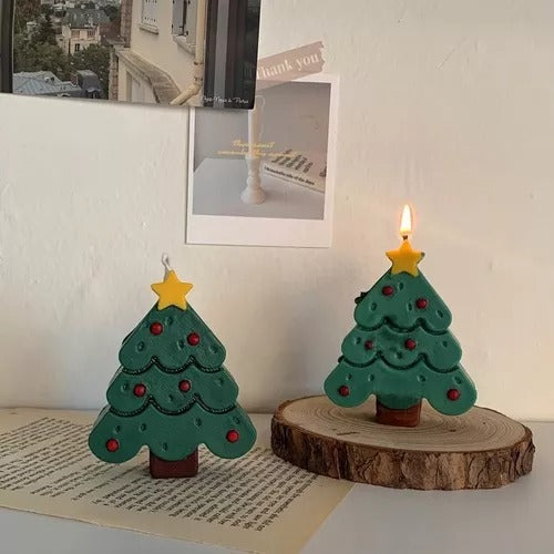 Vela Árbol/Pino de Navidad (Molde de silicona)