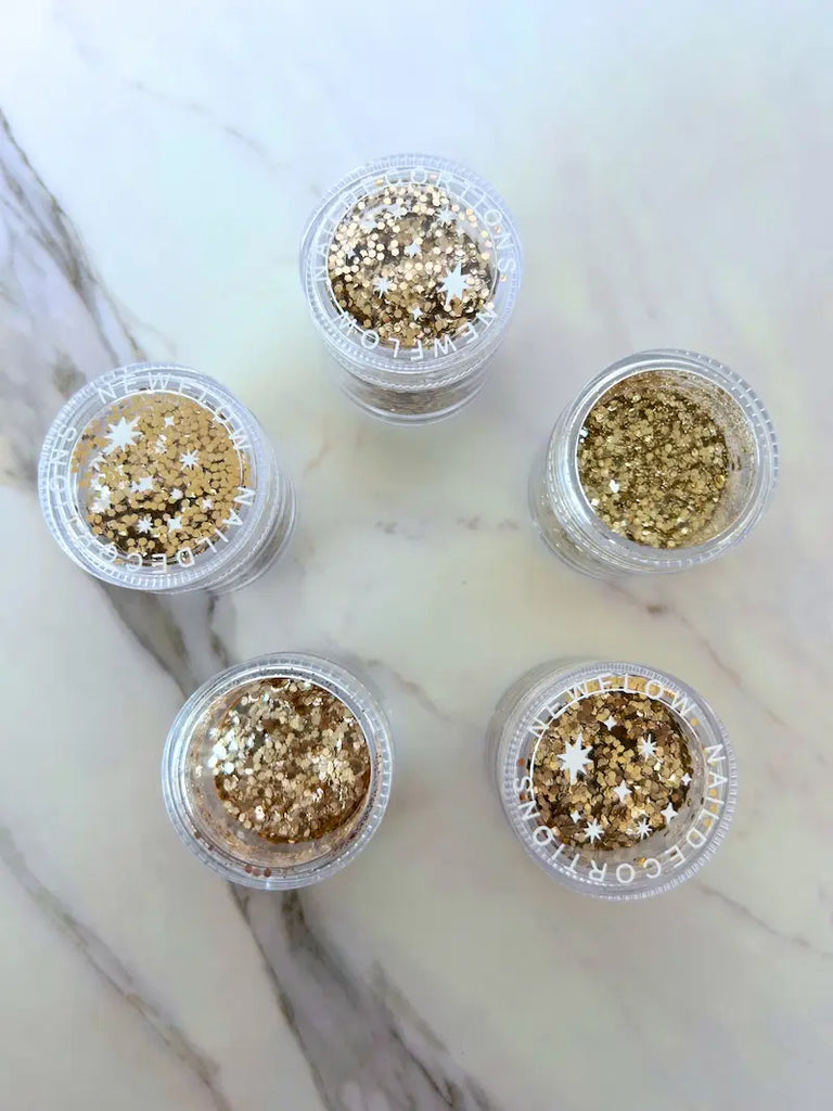 Glitter decorativo / Brillantina dorado