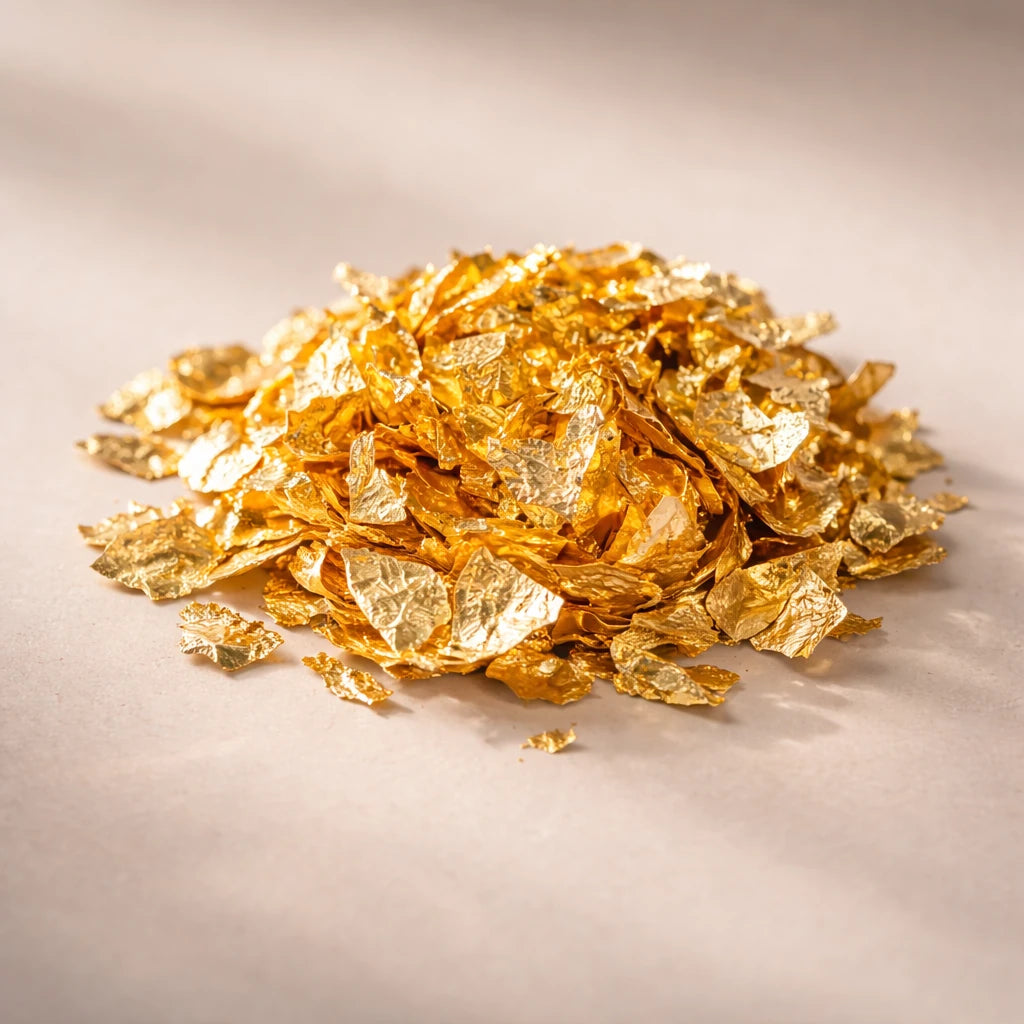 Papel de oro / láminas doradas grande (insumo)