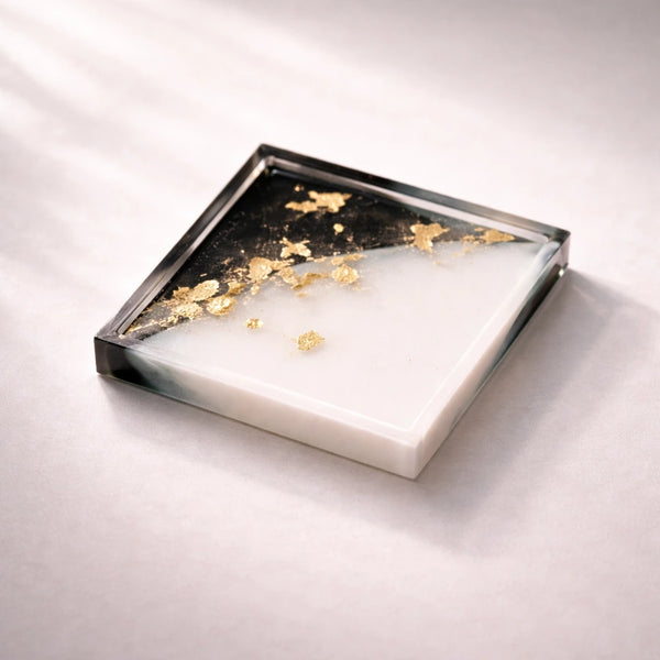 Posavasos / posa-vasos cuadrado (molde de silicona)