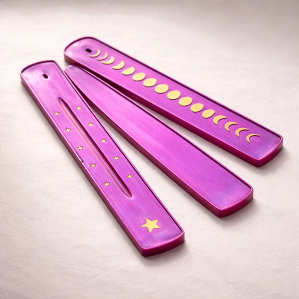 Porta incienso/marca libro rectangular astral x3 (molde de silicona)