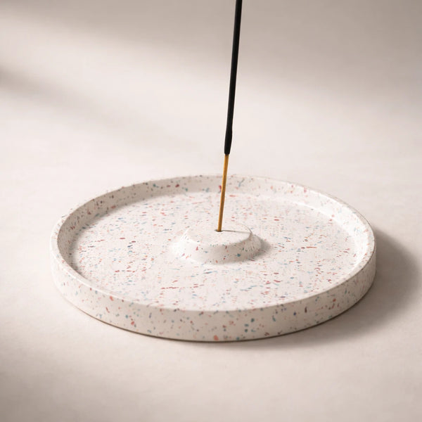 Bandeja porta incienso circular (molde de silicona)