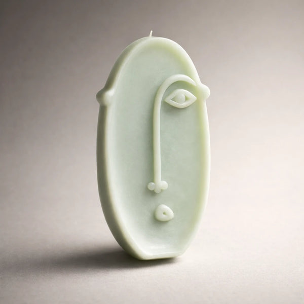Cara minimalista / abstracta / totem (molde de silicona)