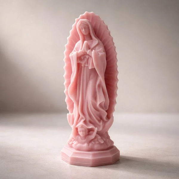 Virgen Guadalupe con angel (Molde de Silicona)