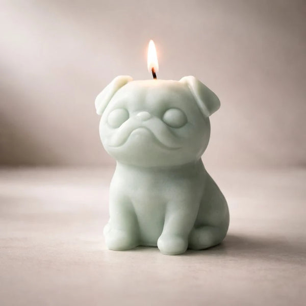 Perro pug (molde de silicona)