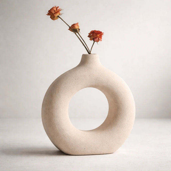 Jarrón / florero anillo (molde de silicona)