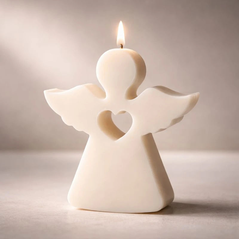 Angelito corazón (molde de silicona)