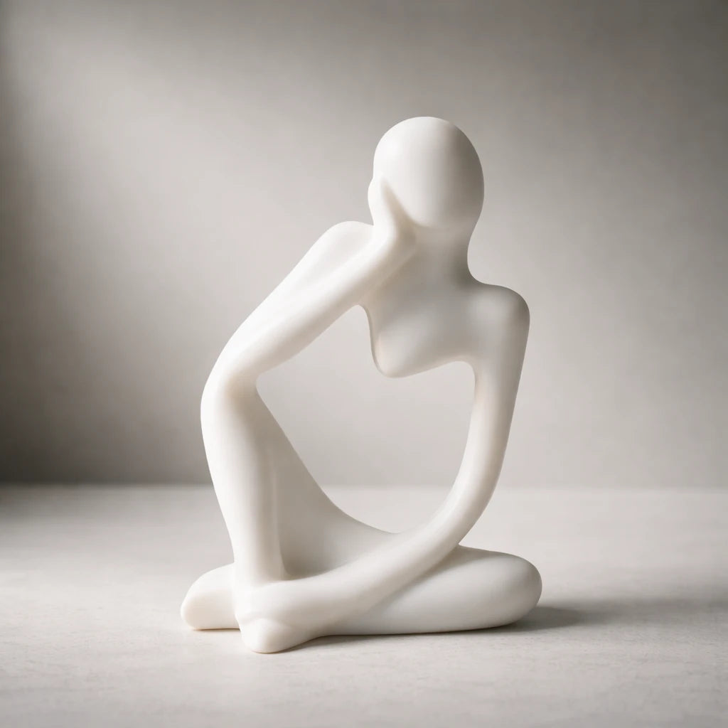Estatua del pensador (molde de silicona)