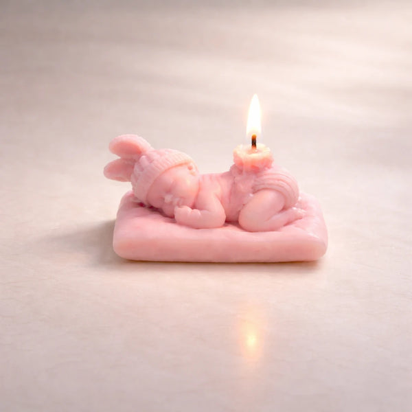 Bebé conejito dormilón (molde de silicona)