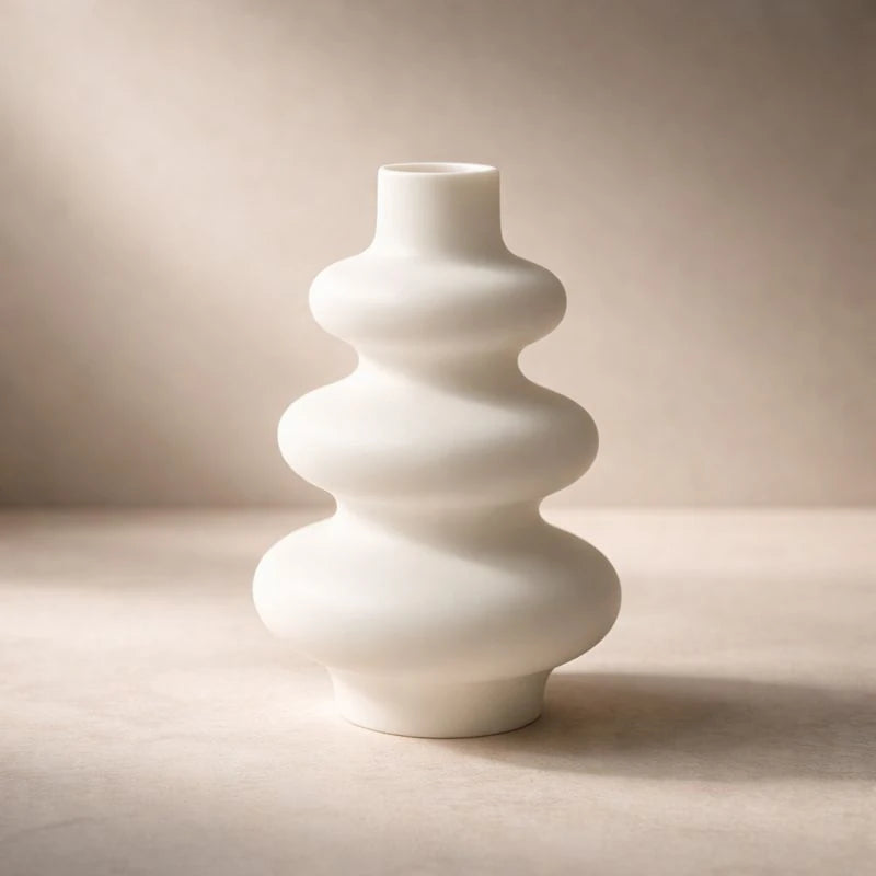 Jarrón / florero rizo (molde de silicona)