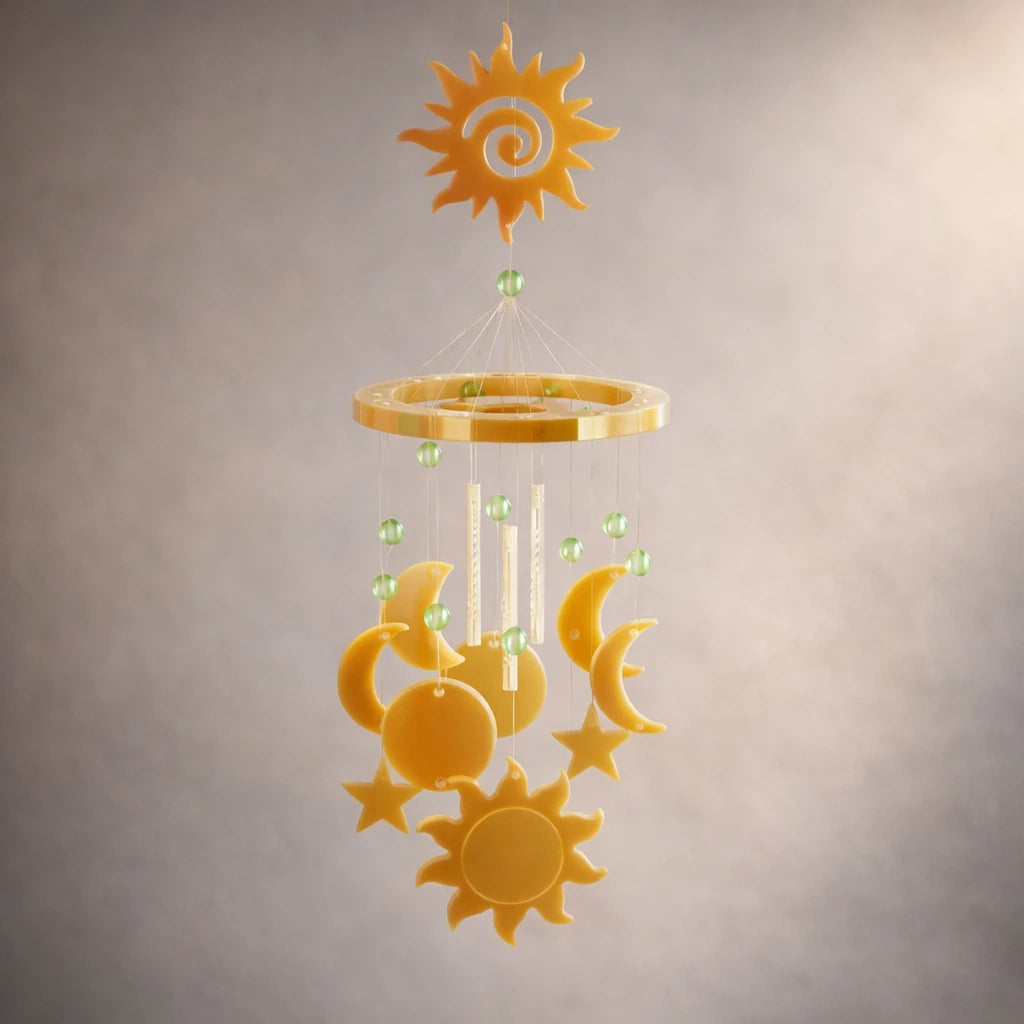 Colgante / Atrapa sueños solar (Molde de silicona)