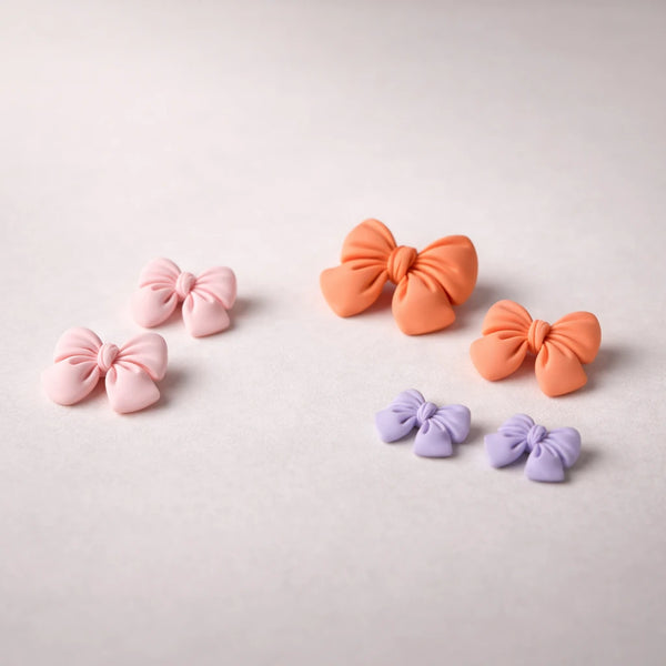 Moños / moñas x 6 (Molde de silicona)