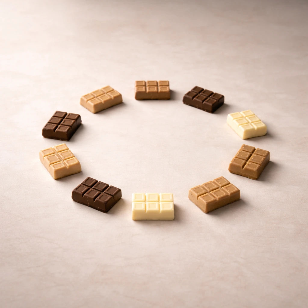 Mini barritas de chocolate (Molde de silicona)