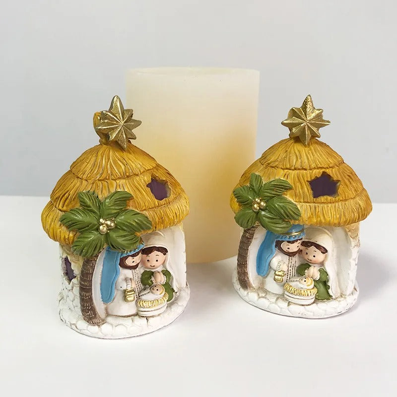 Pesebre de Navidad (molde de silicona)
