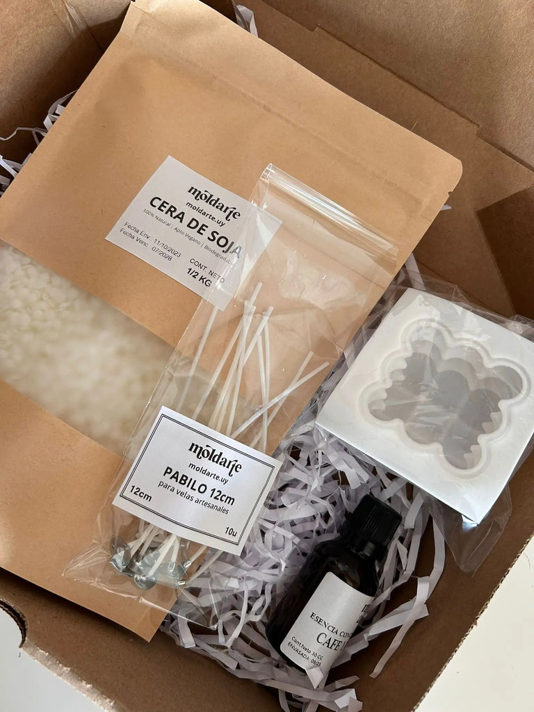 Kit Creá tu Primera Vela DIY (cera de soja)