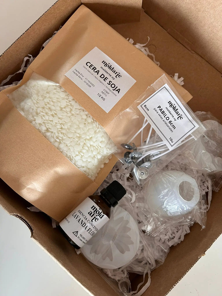 Kit campo de flores DIY (cera de soja)