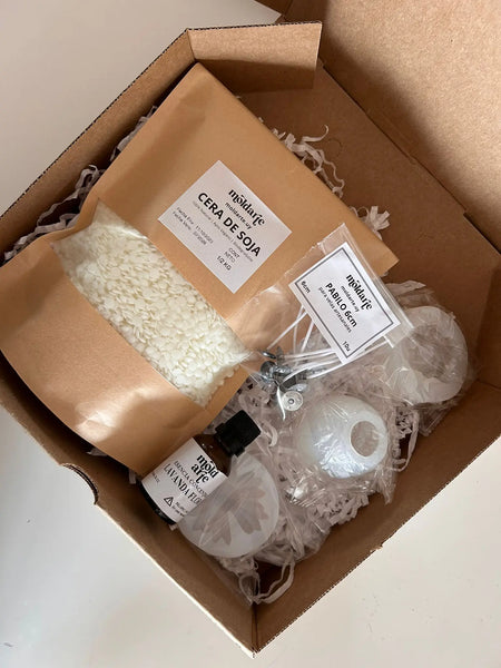 Kit campo de flores DIY (cera de soja)