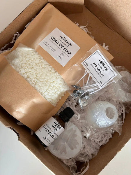 Kit campo de flores DIY (cera de soja)
