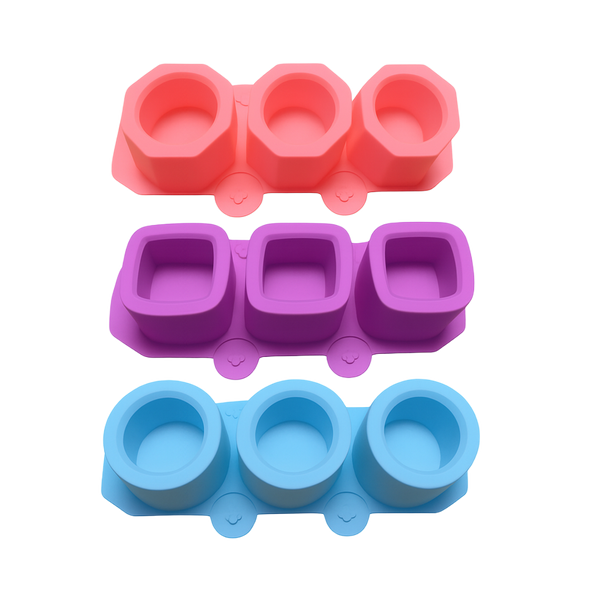 Trilogía macetas x3 (moldes de silicona)
