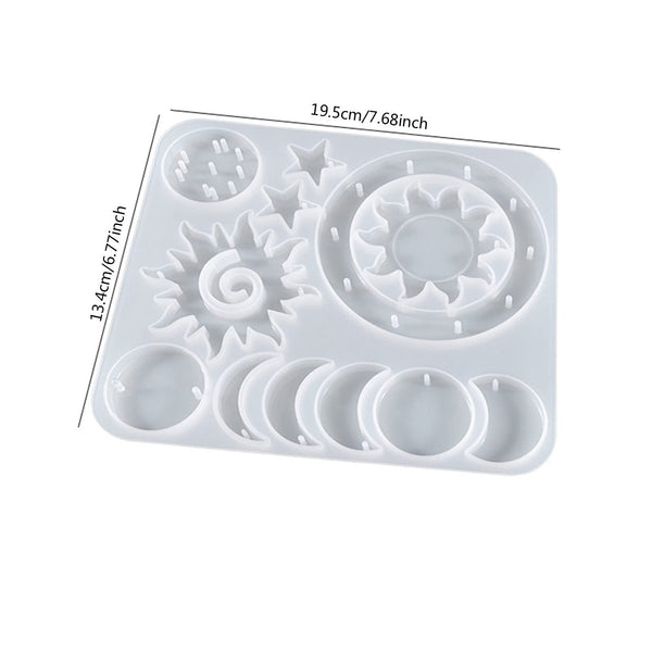 Colgante / Atrapa sueños solar (Molde de silicona)