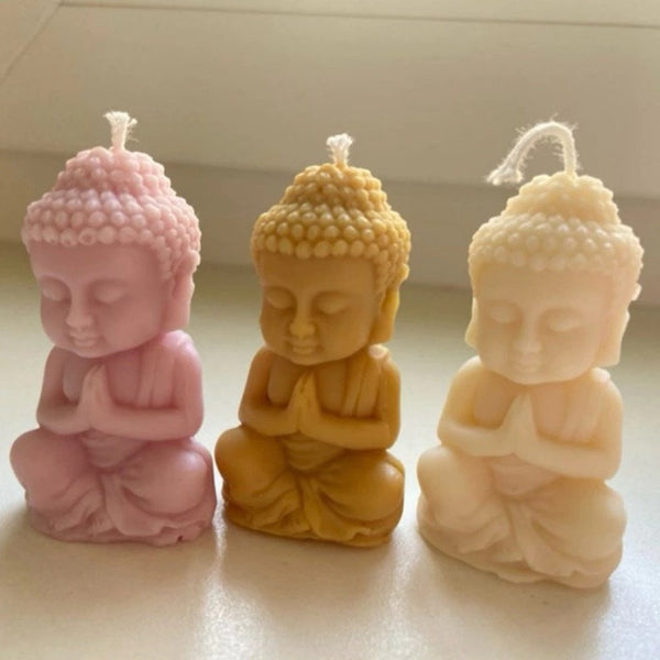 Buda/Shiva/Monje orando / rezando / meditando (Molde de silicona)