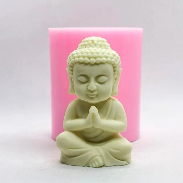 Buda/Shiva/Monje orando / rezando / meditando (Molde de silicona)
