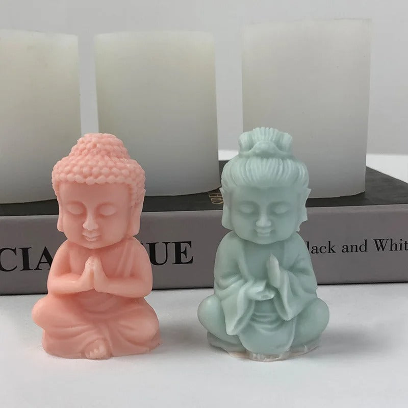Buda/monje meditando (molde de silicona)