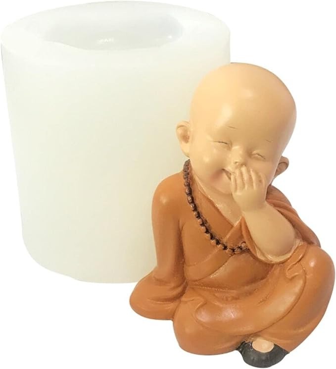 Buda/monje riendo (molde de silicona)