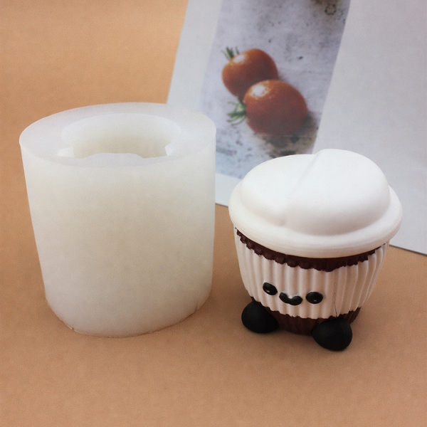 Cafe / Capuchino Sonriente (Molde de silicona)