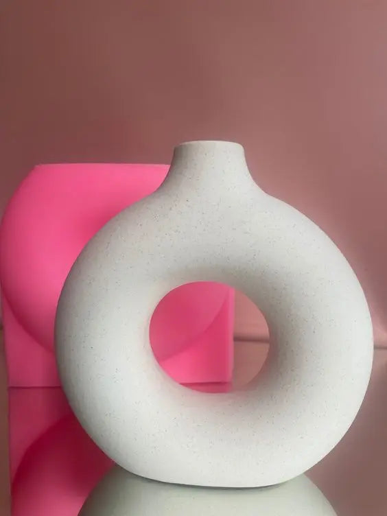 Jarrón / florero anillo (molde de silicona)